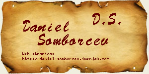 Daniel Somborčev vizit kartica